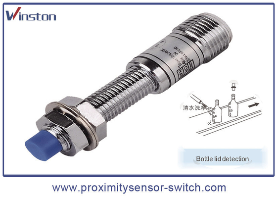 IP67 50M Ω Inductance / Inductive Proximity Sensor For Bottle Lid Detection