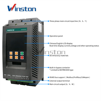 380Vac 75kw 90kw 110kw 200kw 320kw 400kw 500kw 630kw dispositivo d'avviamento molle del motore di 3 fasi per il motore asincrono